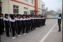 队形大比武 展现青春风采——同连中学体育委员比武大赛”